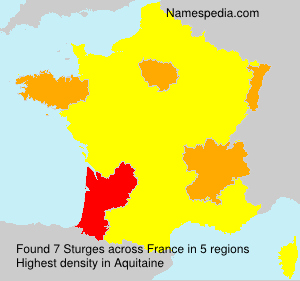 Surname Sturges in France Surname Sturges in France