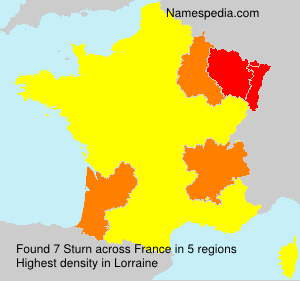 Surname Sturn in France Surname Sturn in France