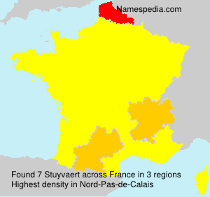 Surname Stuyvaert in France Surname Stuyvaert in France