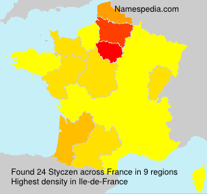 Surname Styczen in France Surname Styczen in France