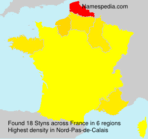 Surname Styns in France Surname Styns in France
