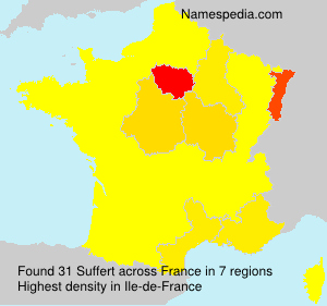 Surname Suffert in France Surname Suffert in France