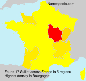 Surname Suillot in France Surname Suillot in France