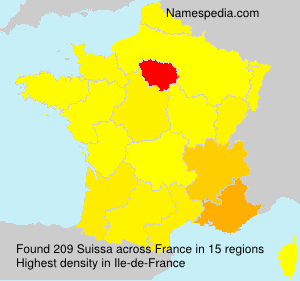 Surname Suissa in France Surname Suissa in France