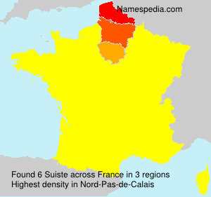 Surname Suiste in France Surname Suiste in France