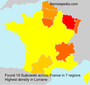 Surname Sujkowski in France Surname Sujkowski in France