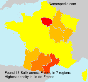 Surname Sulik in France Surname Sulik in France