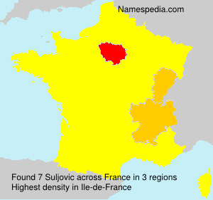 Surname Suljovic in France Surname Suljovic in France
