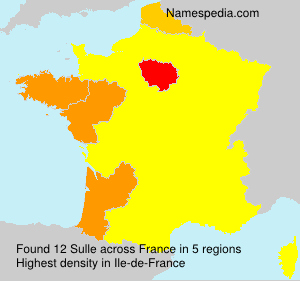 Surname Sulle in France Surname Sulle in France