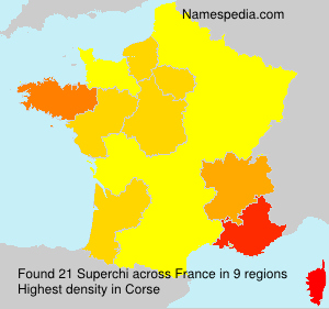 Surname Superchi in France