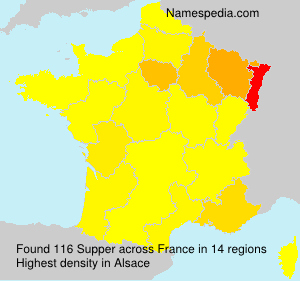 Surname Supper in France Surname Supper in France