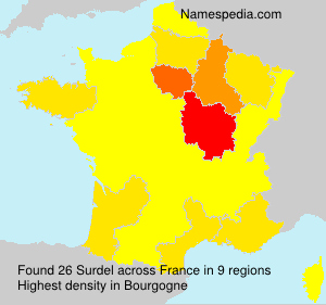 Surname Surdel in France Surname Surdel in France
