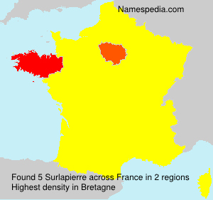 Surname Surlapierre in France Surname Surlapierre in France