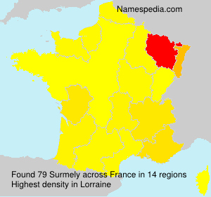 Surname Surmely in France Surname Surmely in France