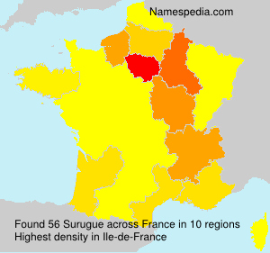 Surname Surugue in France Surname Surugue in France