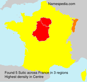 Surname Sutic in France Surname Sutic in France