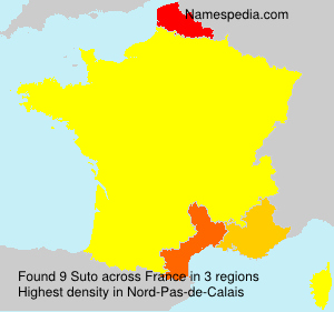 Surname Suto in France Surname Suto in France