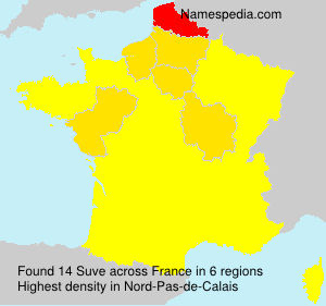 Surname Suve in France Surname Suve in France