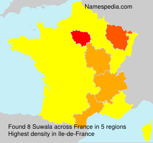 Surname Suwala in France Surname Suwala in France