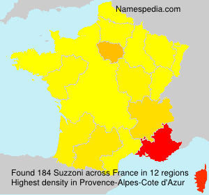 Surname Suzzoni in France Surname Suzzoni in France