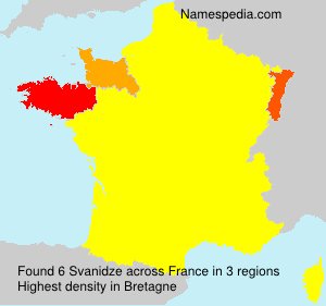 Surname Svanidze in France Surname Svanidze in France