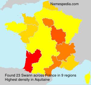 Surname Swann in France Surname Swann in France