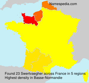 Surname Swertvaegher in France Surname Swertvaegher in France