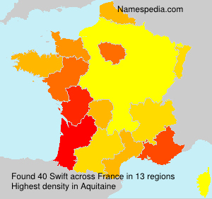 Surname Swift in France Surname Swift in France
