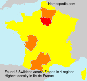 Surname Swildens in France Surname Swildens in France