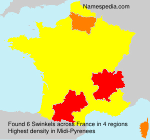 Surname Swinkels in France Surname Swinkels in France