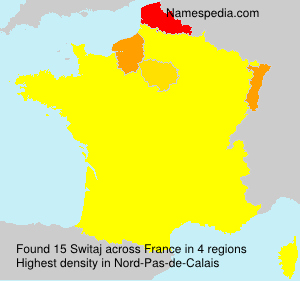 Surname Switaj in France Surname Switaj in France