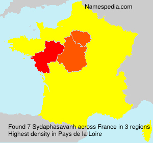 Surname Sydaphasavanh in France Surname Sydaphasavanh in France