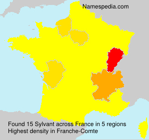 Surname Sylvant in France Surname Sylvant in France