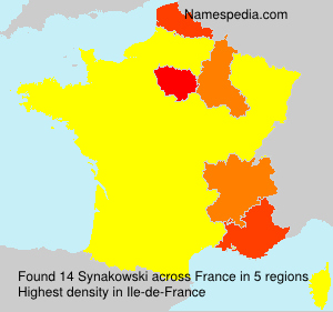 Surname Synakowski in France Surname Synakowski in France