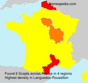 Surname Szajda in France Surname Szajda in France