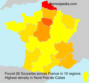 Surname Szczerba in France Surname Szczerba in France