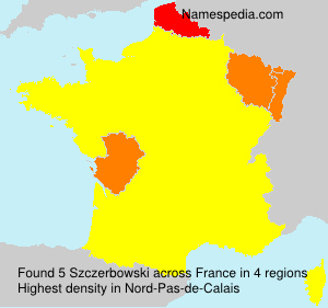 Surname Szczerbowski in France Surname Szczerbowski in France