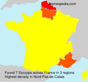 Surname Szczypa in France Surname Szczypa in France