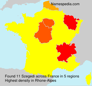Surname Szegedi in France Surname Szegedi in France
