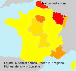 Surname Szmidt in France Surname Szmidt in France