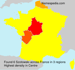 Surname Szotowski in France Surname Szotowski in France