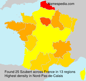 Surname Szubert in France Surname Szubert in France