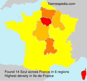 Surname Szul in France Surname Szul in France