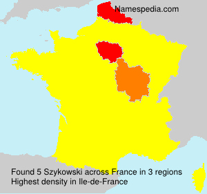 Surname Szykowski in France Surname Szykowski in France