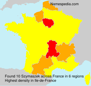 Surname Szymaszek in France Surname Szymaszek in France