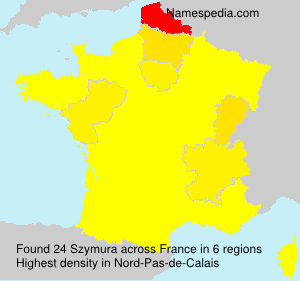 Surname Szymura in France Surname Szymura in France