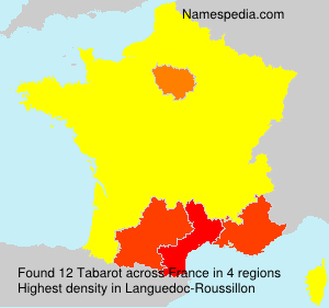 Surname Tabarot in France Surname Tabarot in France