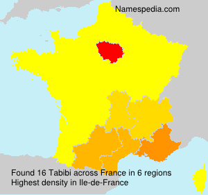 Surname Tabibi in France Surname Tabibi in France