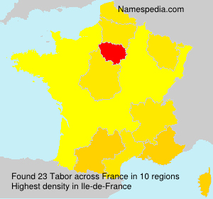 Surname Tabor in France Surname Tabor in France