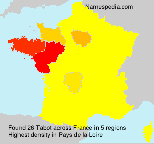 Surname Tabot in France Surname Tabot in France